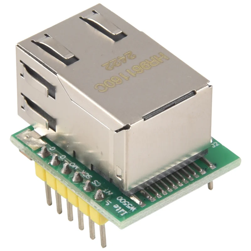 W5500 Modul Jaringan Ethernet Antarmuka SPI Protokol Ethernet/TCP/IP Kompatibel Wiz820io-N33R