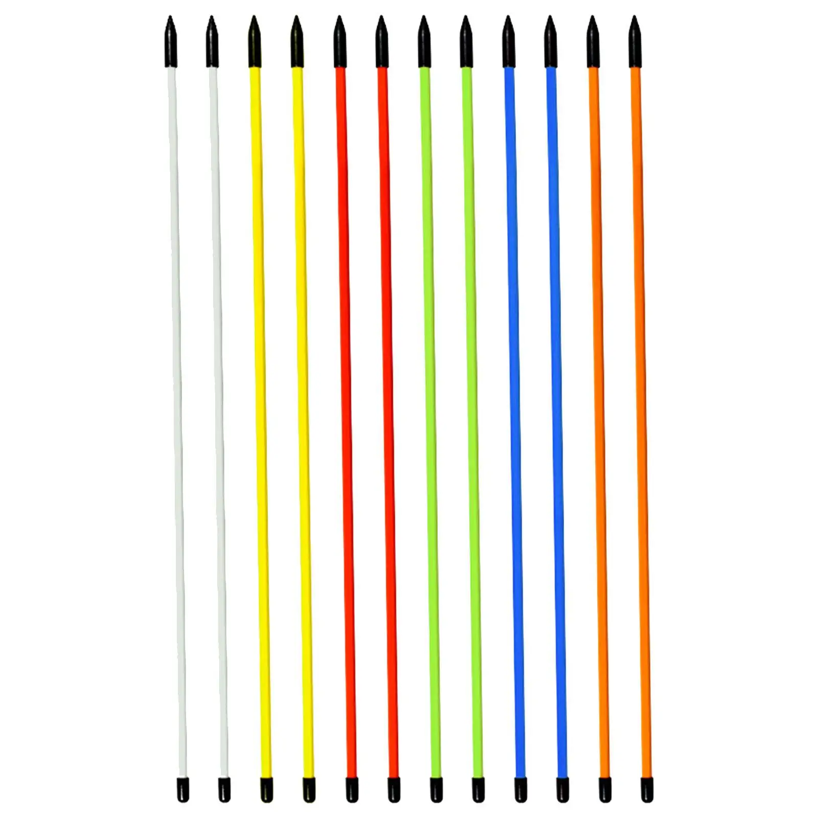 2pcs גולף יישור מקלות תרגול גולף ניידים תרגיל תרגיל מלא תנופה