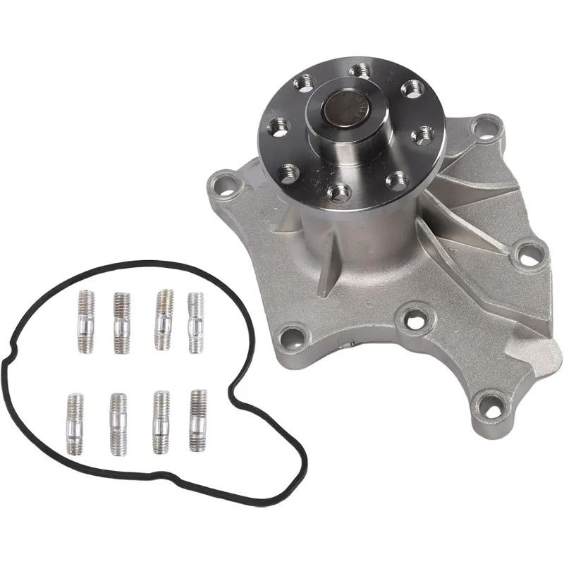 

4JG1 4JG2 Water Pump W/Gasket 8mm Flange Holes for Isuzu Trooper 2.8L 3.0L Mustang MTL20 Bobcat 843 853 Skid Steer Loader