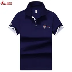 Men's Casual Fashion Polo Shirt Breathable Comfortable Embroidered Business Polo Shirt For Outwear Golf Tennis Tops Lapel Shirts