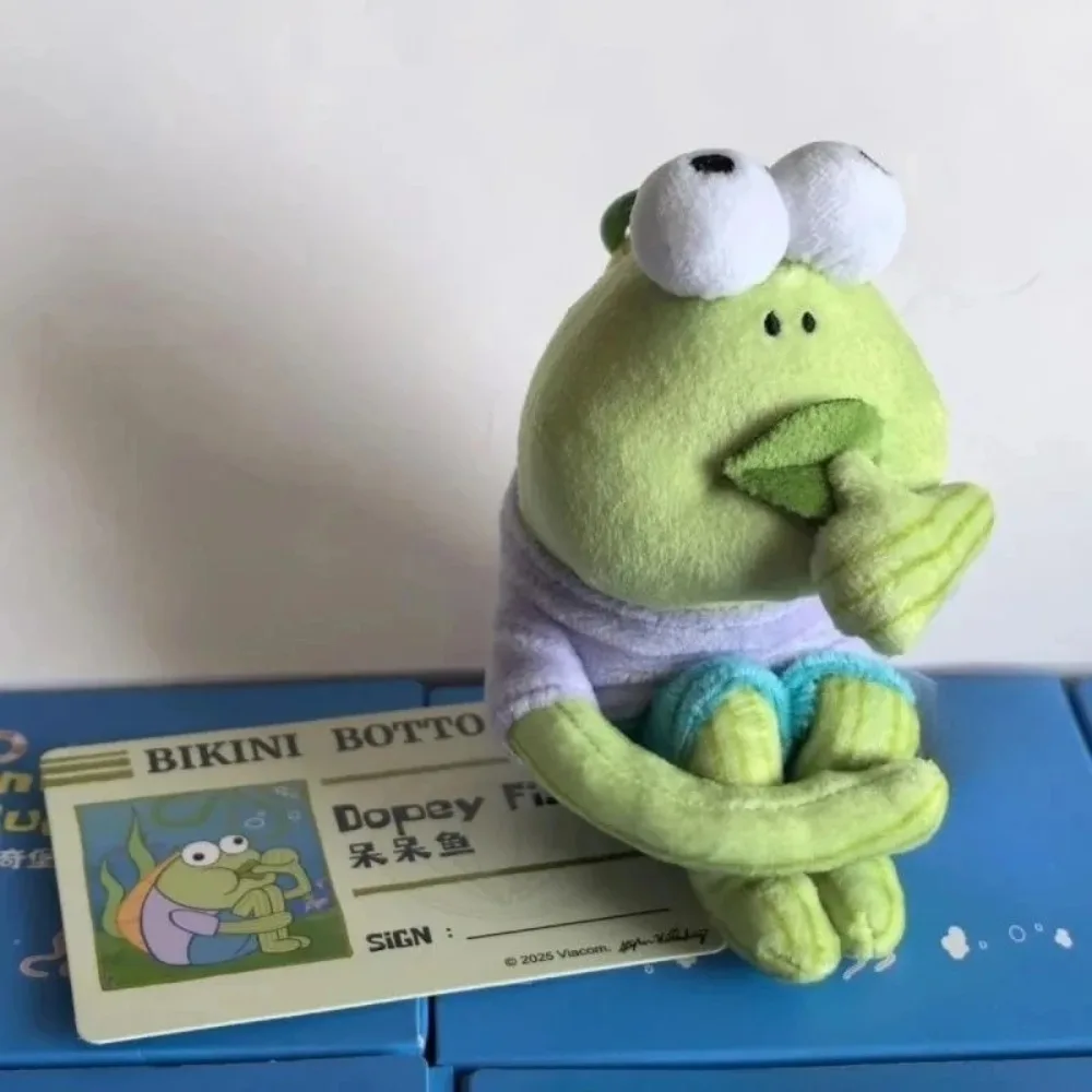New Potdemiel keychain, SpongeBob SquarePants, residents of Bizarre Castle, silly fish, funny plush pendant, holiday gift