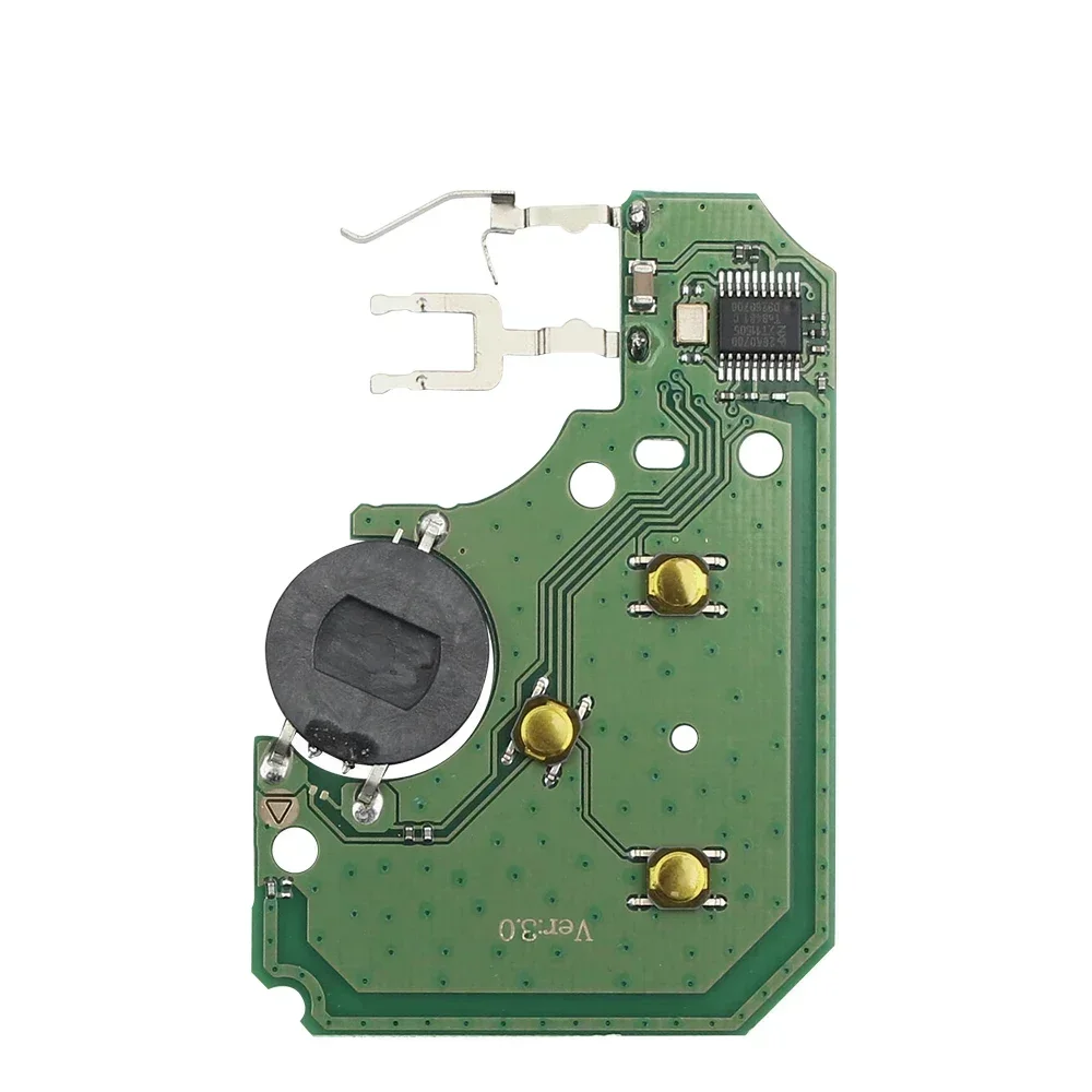 KEYYOU 2PCS 433Mhz Smart Card Remote Key Circuit Board For Renault Clio Logan Megane 2 3 Scenic ID46 PCF7947 Chip