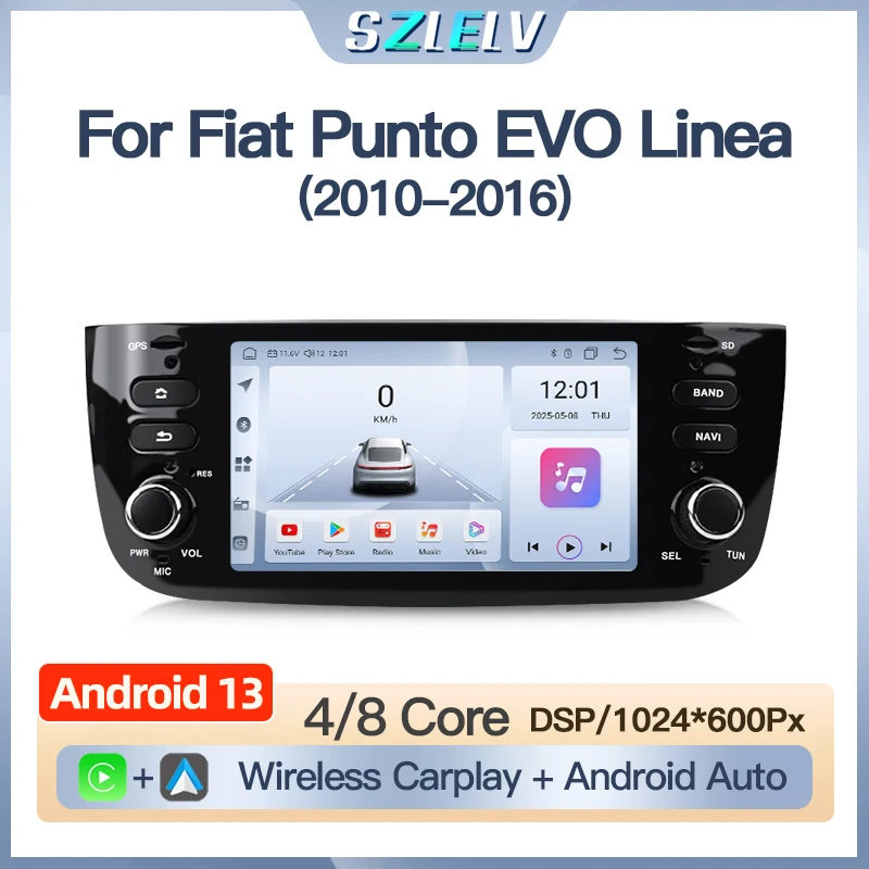 6.2Inch For Fiat Pu…