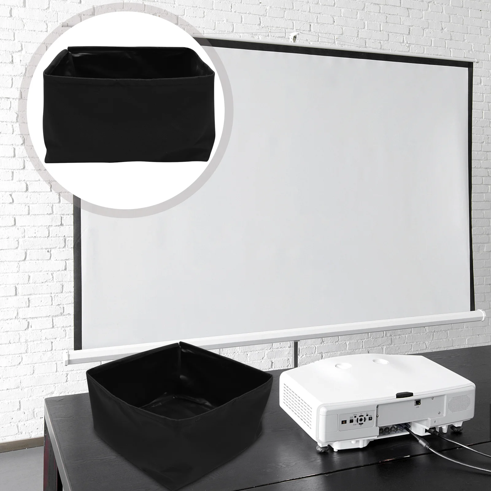 

1Pcs Projector Cover Waterproof Dust-Proof Oxford Cloth Decorative Design Reusable Projector Cover