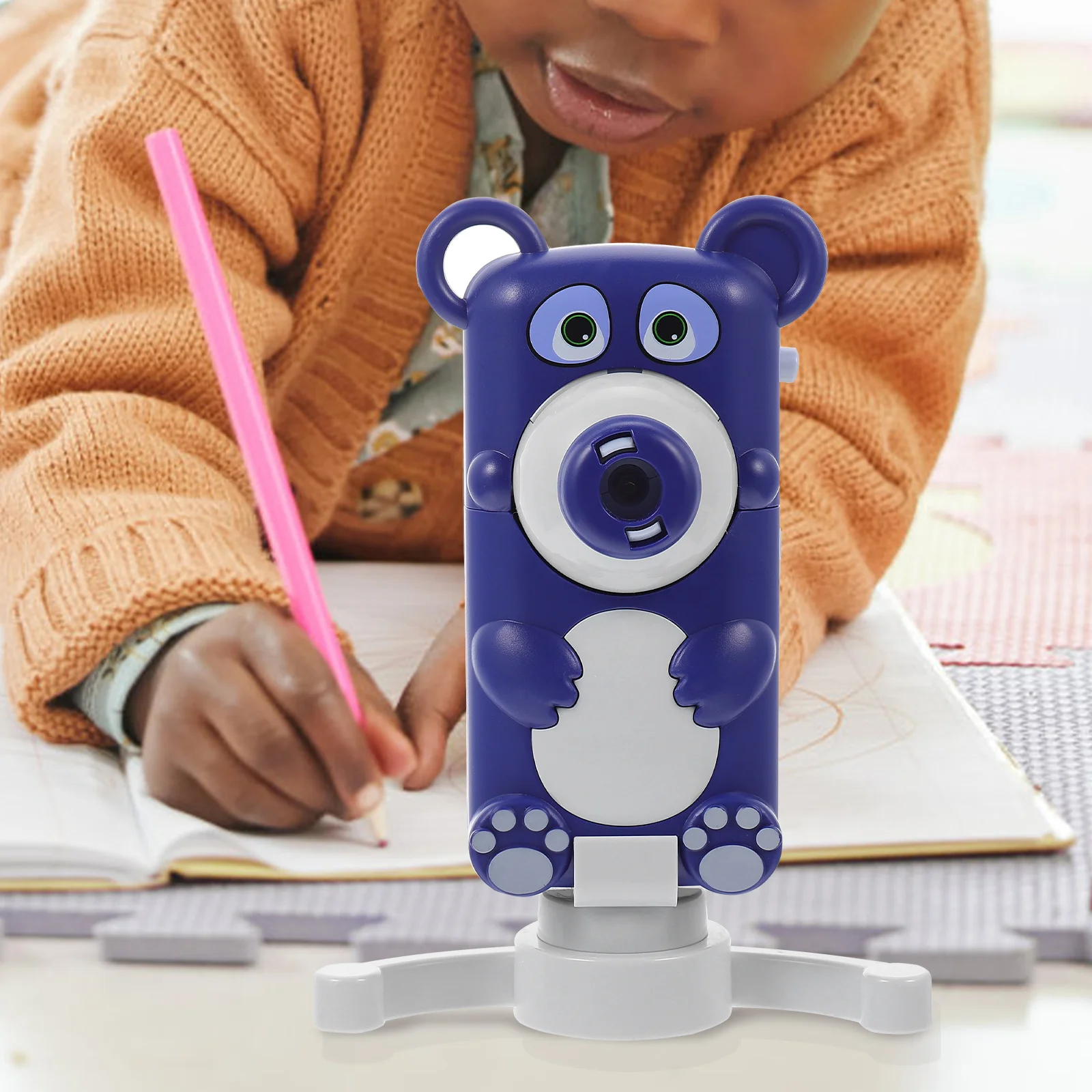 3D Luminous Projection Camera For s Animal Learning Educational Plaything Toddler Night Light Abs Desktop Lamp Rotating