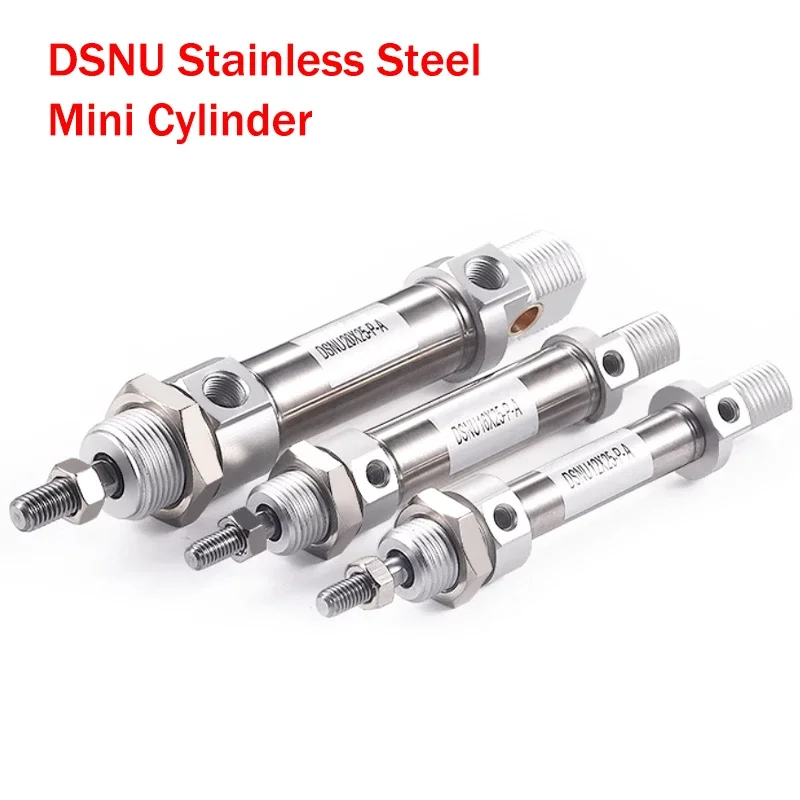 

DSNU Stainless Steel Double Acting Mini Pneumatic DSNU12-16-20-25-32-40X25*50X75X80X100-P-A Air Cylinder