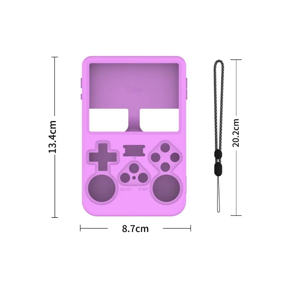 Funda protectora de silicona antiarañazos para consola de juegos portátil, accesorios a prueba de golpes, carcasa protectora para ANBERNIC R36S