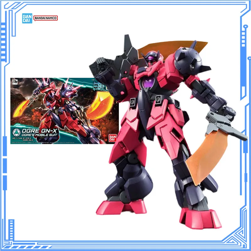 

Bandai Genuine Gundam Model Kit HG 1/144 Ogre GN-X Ogre's Mobile Suit Anime Action Figure Collection Assembly Model Boy Toy Gift