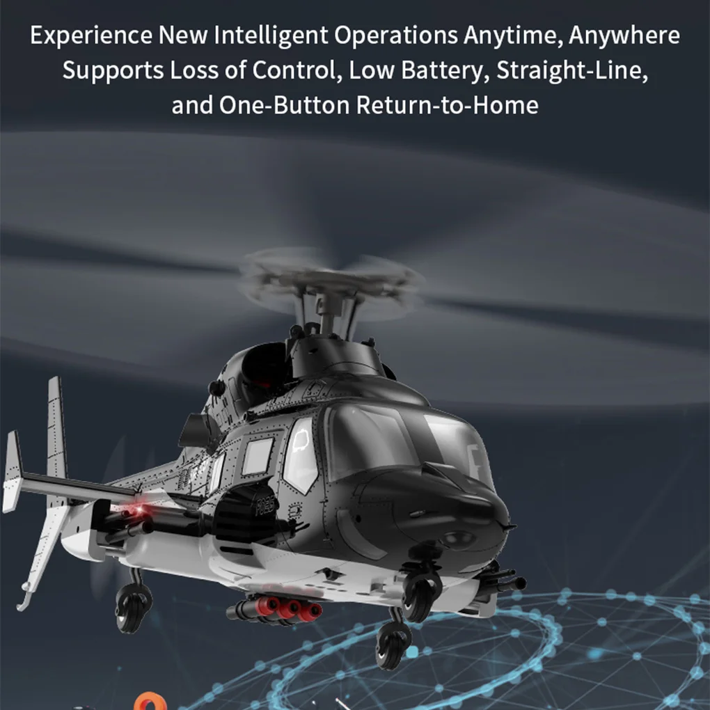 F02S الطائر الذئب المسلحة التحكم عن بعد هليكوبتر لتحديد المواقع المزدوج فرش السيارات العودة التلقائية RTF RC نموذج طائرة