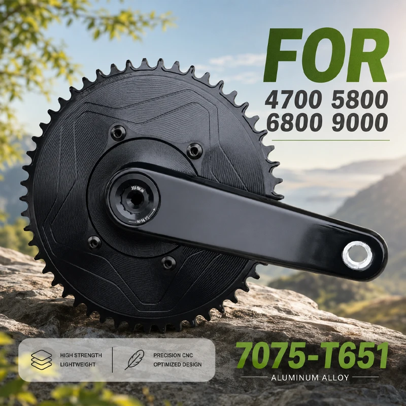 Ведущая звезда 110 BCD на 4 болта для Tiagra 4700 5800 Ultegra 6800, 110 BCD, с вылетом 3 мм, Narrow Wide, 1x, 42 44 46 48 50 52 зуба