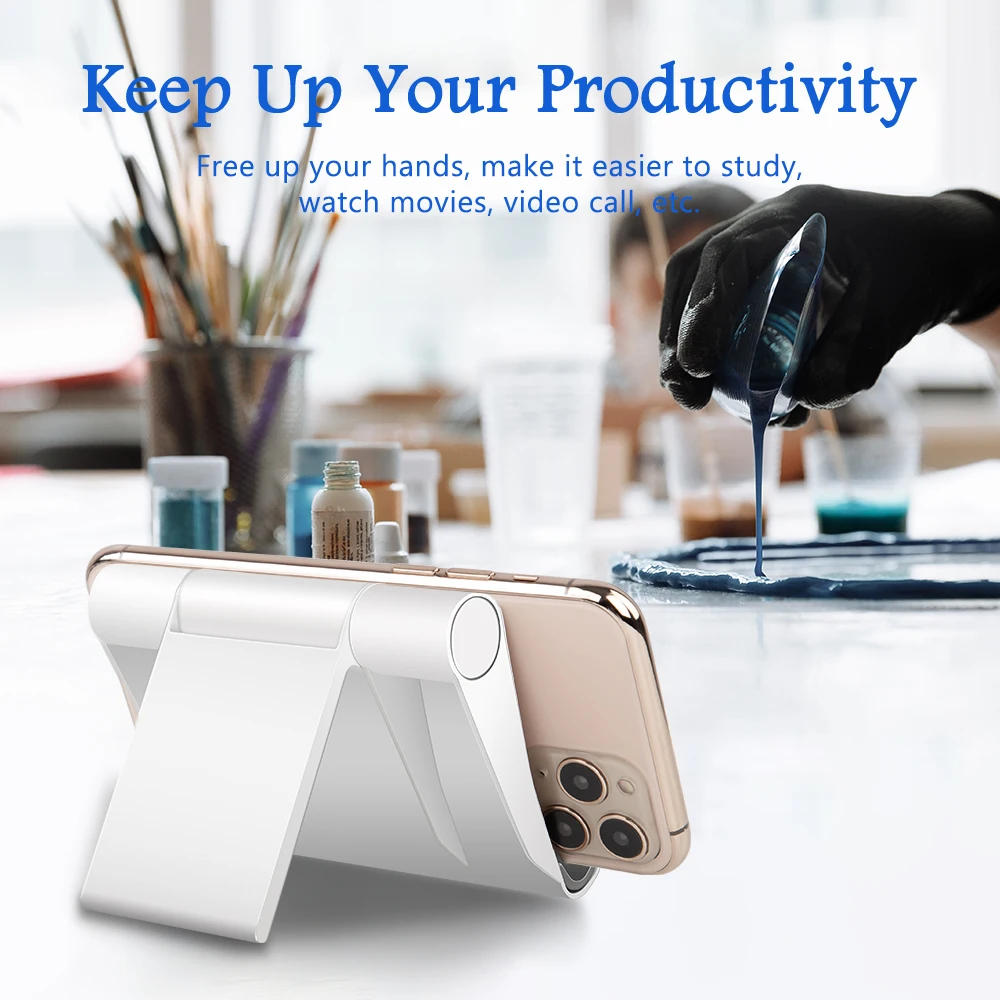 

Universal Desk Phone Stand for iPhone iPad Adjustable Tablet Foldable Desk Phone Desk Stand Stand