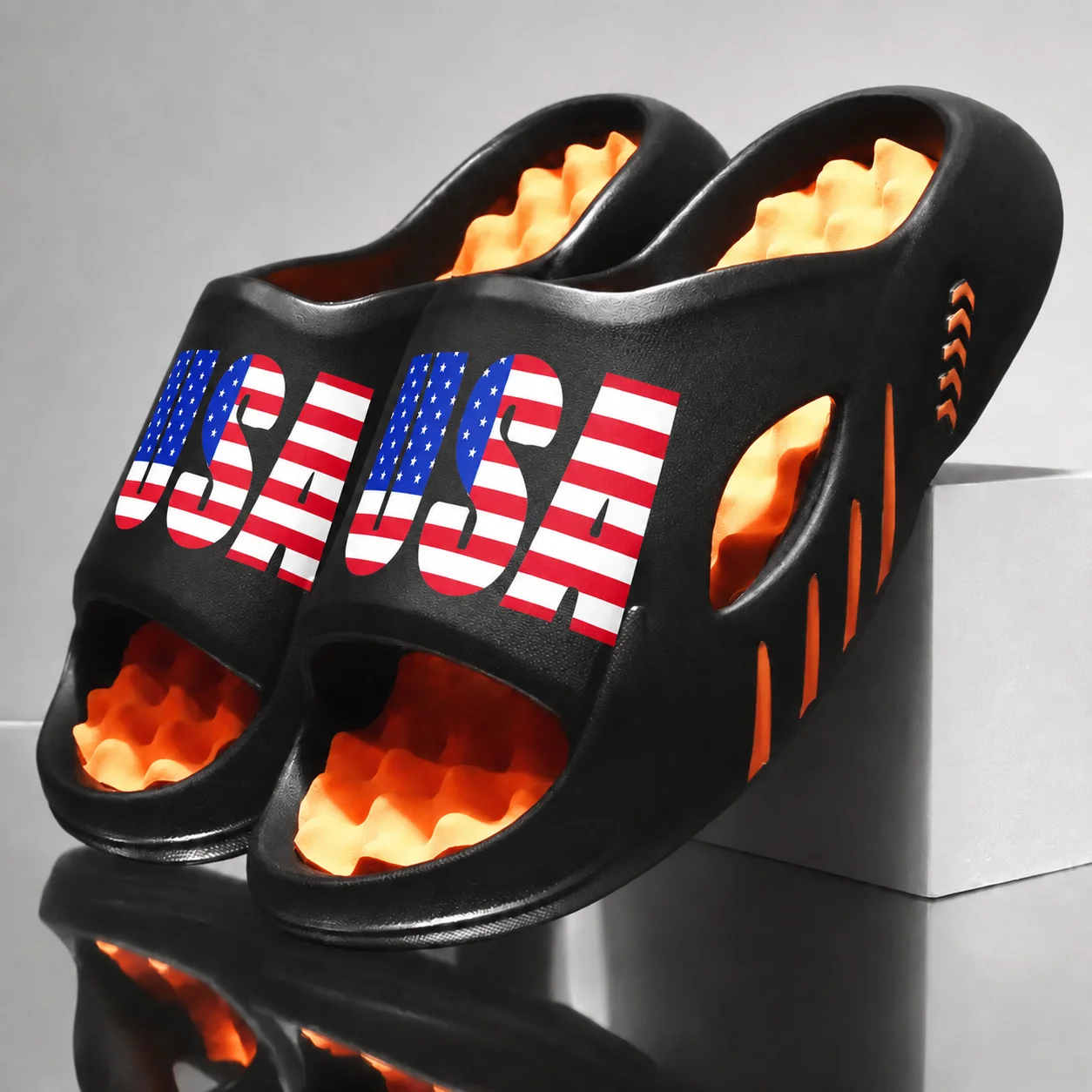 Men's Slippers Fashion EVA Non-slip Slides Casual Slippers Summer Men's Slides Sport Sandals Larger Size Outdoor Leisure Shoes