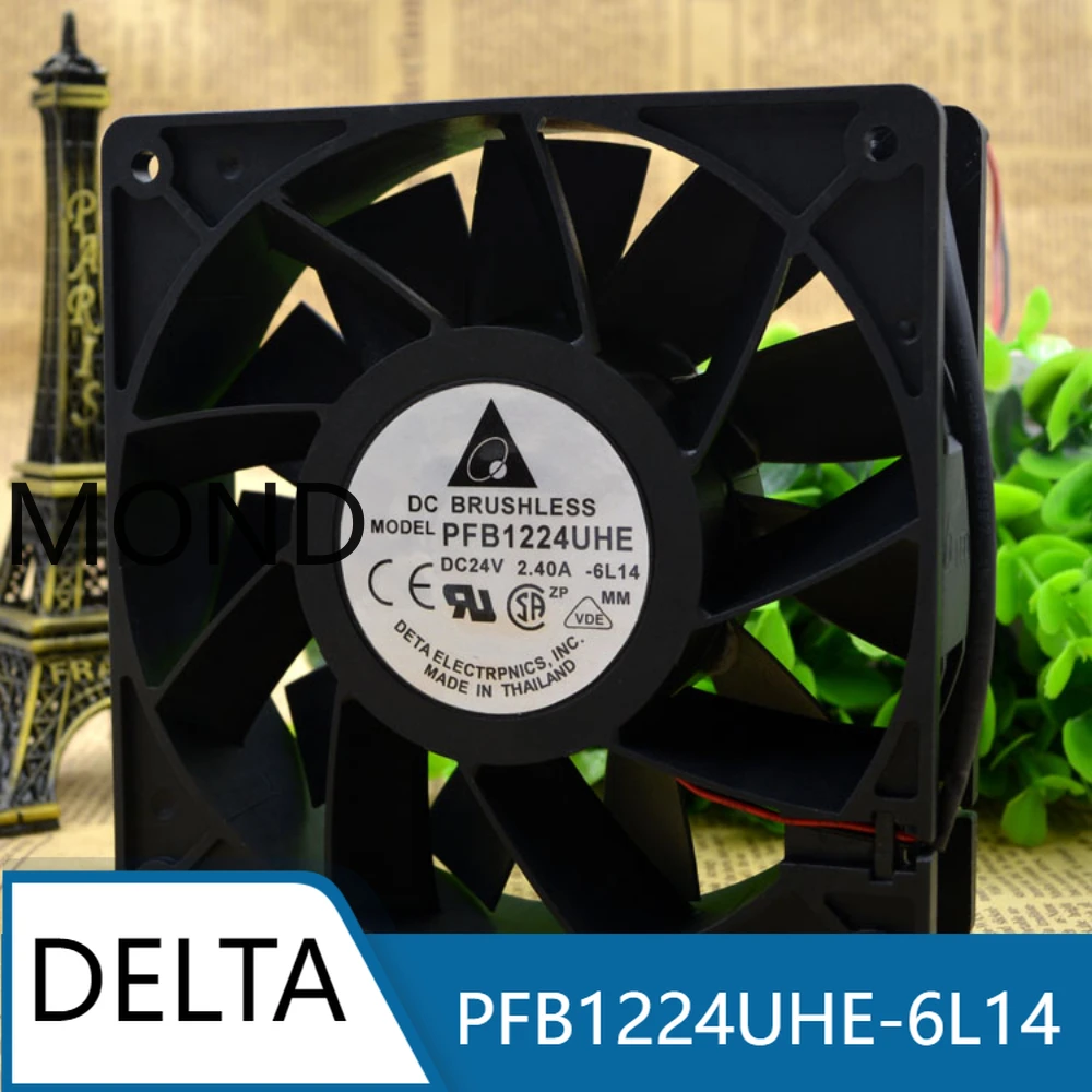 

PFB1224UHE-6L14 Brand New Delta 12038 24V 2.40A 12CM High Air Volume Violent Frequency Converter Fan