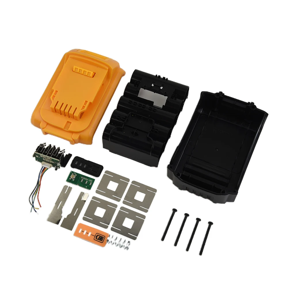 

10 Core DCB200 Battery Plastic Case And PCB Protection Circuit Board Kit For 18V 20V Lithium Battery Power Tool Accessories Set