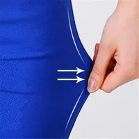 Women Color Capris Pants Stretchy Comfy Skinny Cropped Jeans Pants Button Front Casual Breathable - Image 3