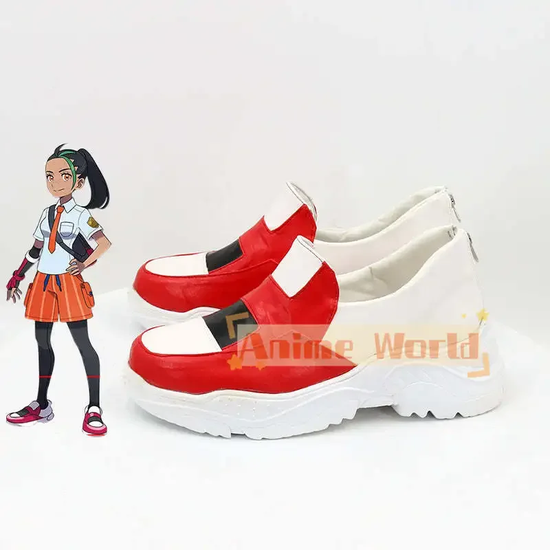 Nemona Scarpe Cosplay Stivali Festa di Halloween Pelle PU Realizzati su misura