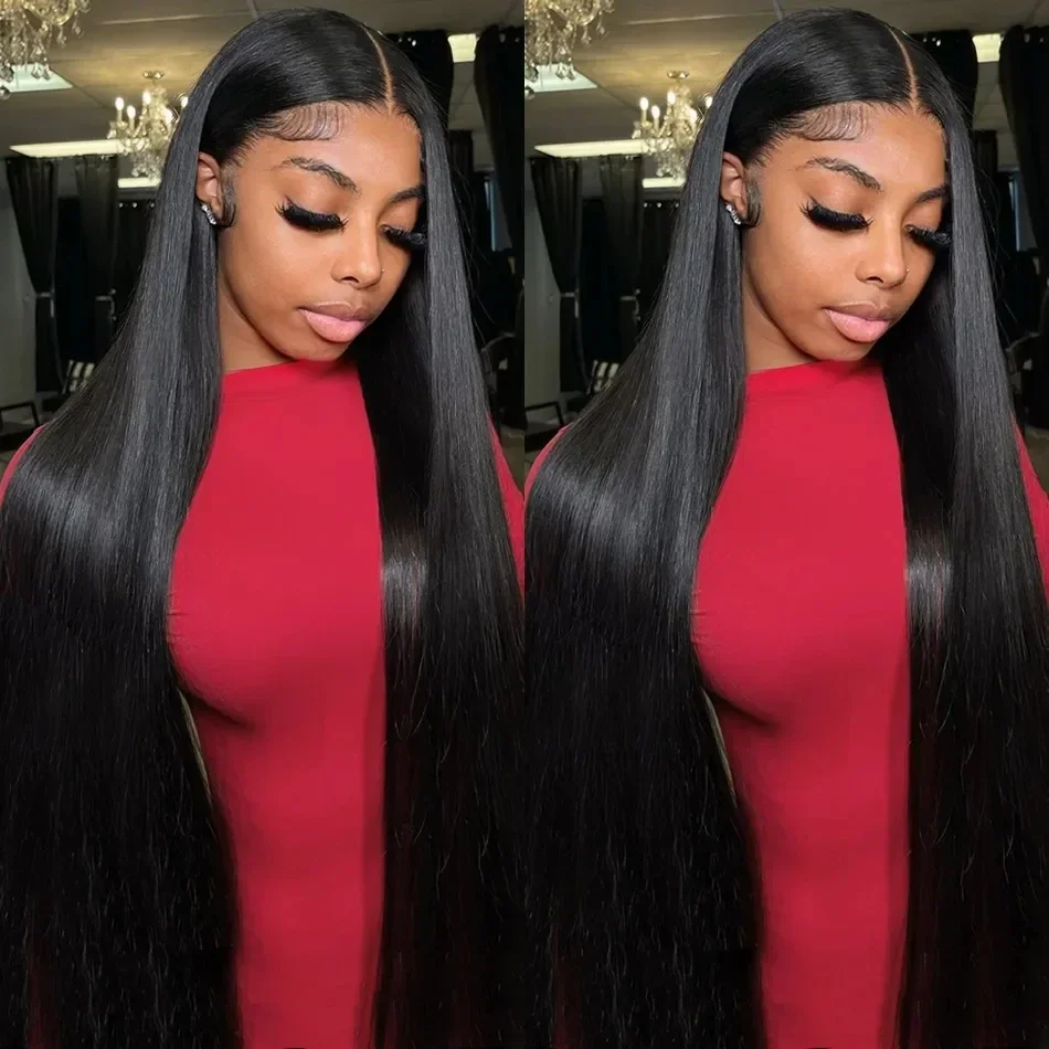 密度220 V字型ストレート人毛ウィッグ ナチュラルブラック 100%人毛 ブラジル人毛ウィッグ 女性用 V字型
