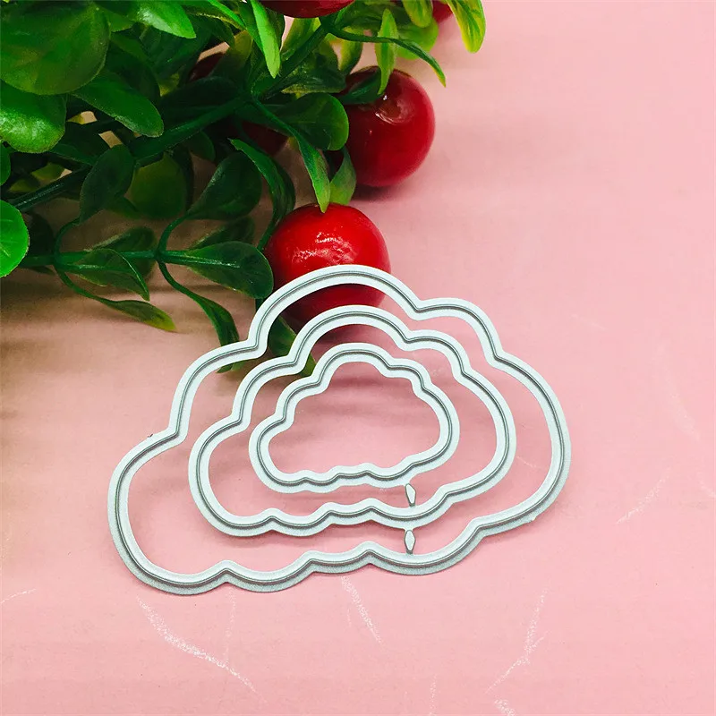 Multilayer Cloud Metal Cut Dies Stencils for Scrapbooking Stamp/Photo Album Decorative Embossing DIY Paper Cards