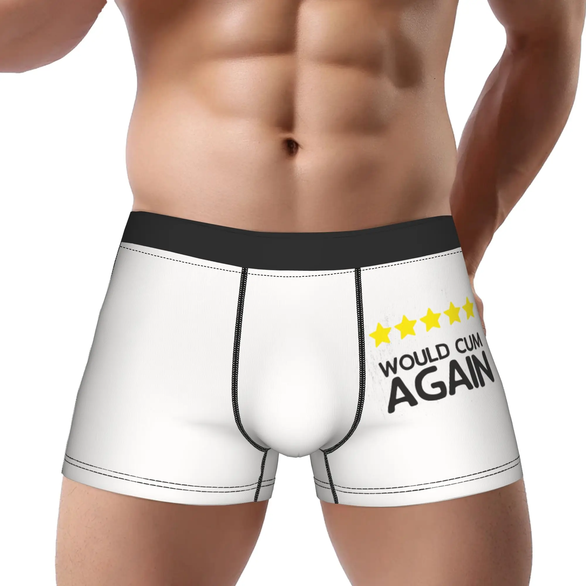 

World Gun Again Underwear Man Polyester Boxer Briefs Underpants Printed