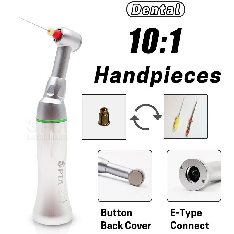 Dental Endo Motor 10:1 Contra Angle Low Speed Handpiece 60°Ręczny pilnik silnika Twist z ruchem posuwisto-zwrotnym Endodontyczna obrotowa turbina