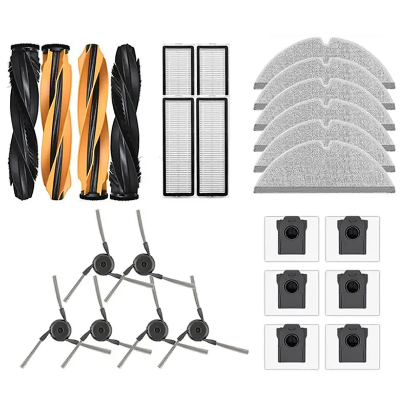 

New Factory For Dreame D20 Pro Plus / Dreame D20 Pro Vacuum Spare Parts Main Side Brush Mop Cloth HEPA Filter Accessories