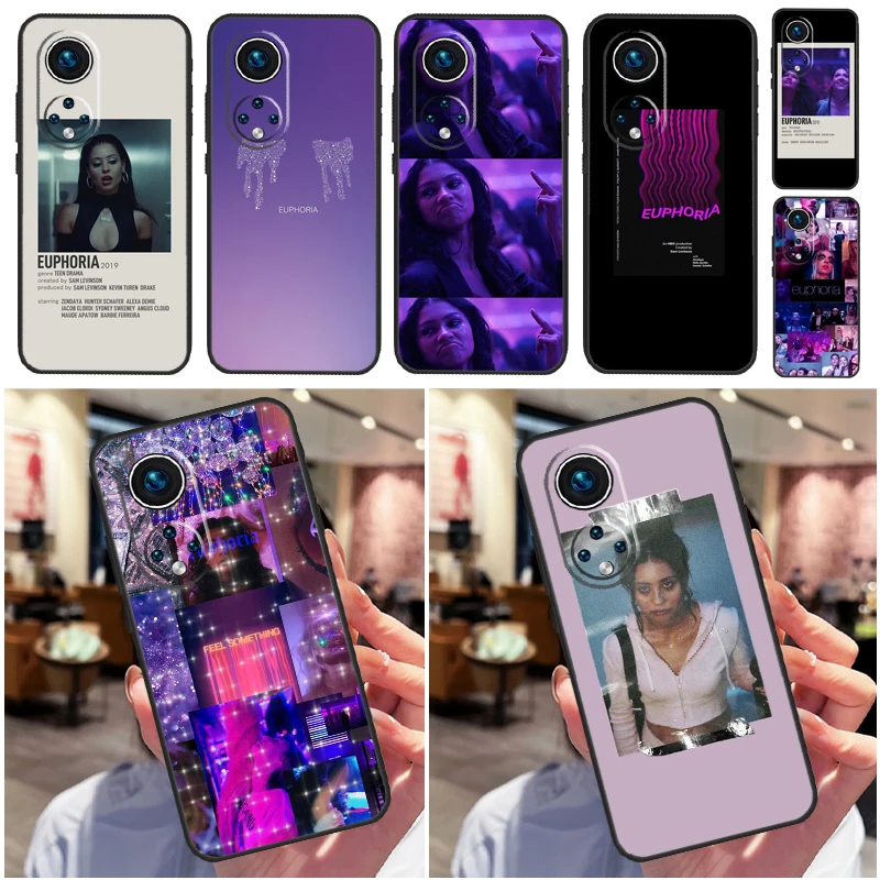 Coque Euphoria série TV américaine, pour Honor Magic 7 5 6 Lite 200 Pro Honor 50 70 90 Lite X9b X9a X8b X8a X8 X9 X9c