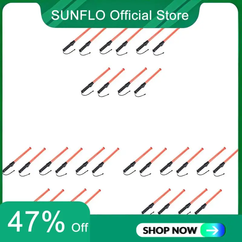 

SUNFLO Traffic Batons, Led Traffic Control Stick,Safety Light Batons, Signal Batons For Parking And Airports, 21 Inches, 30Pcs