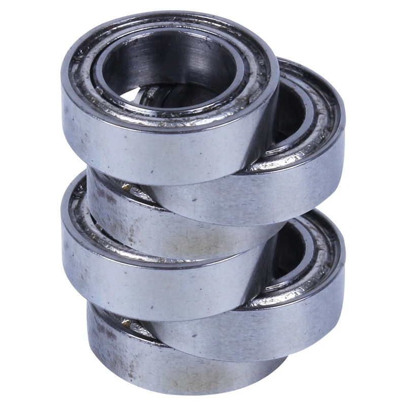 20Pcs Miniature Sealed Metal Shielded Metric Radial Ball Bearing, 10Pcs MR95-ZZ 5X9x3mm & 10Pcs MR106-ZZ 6X10x3mm