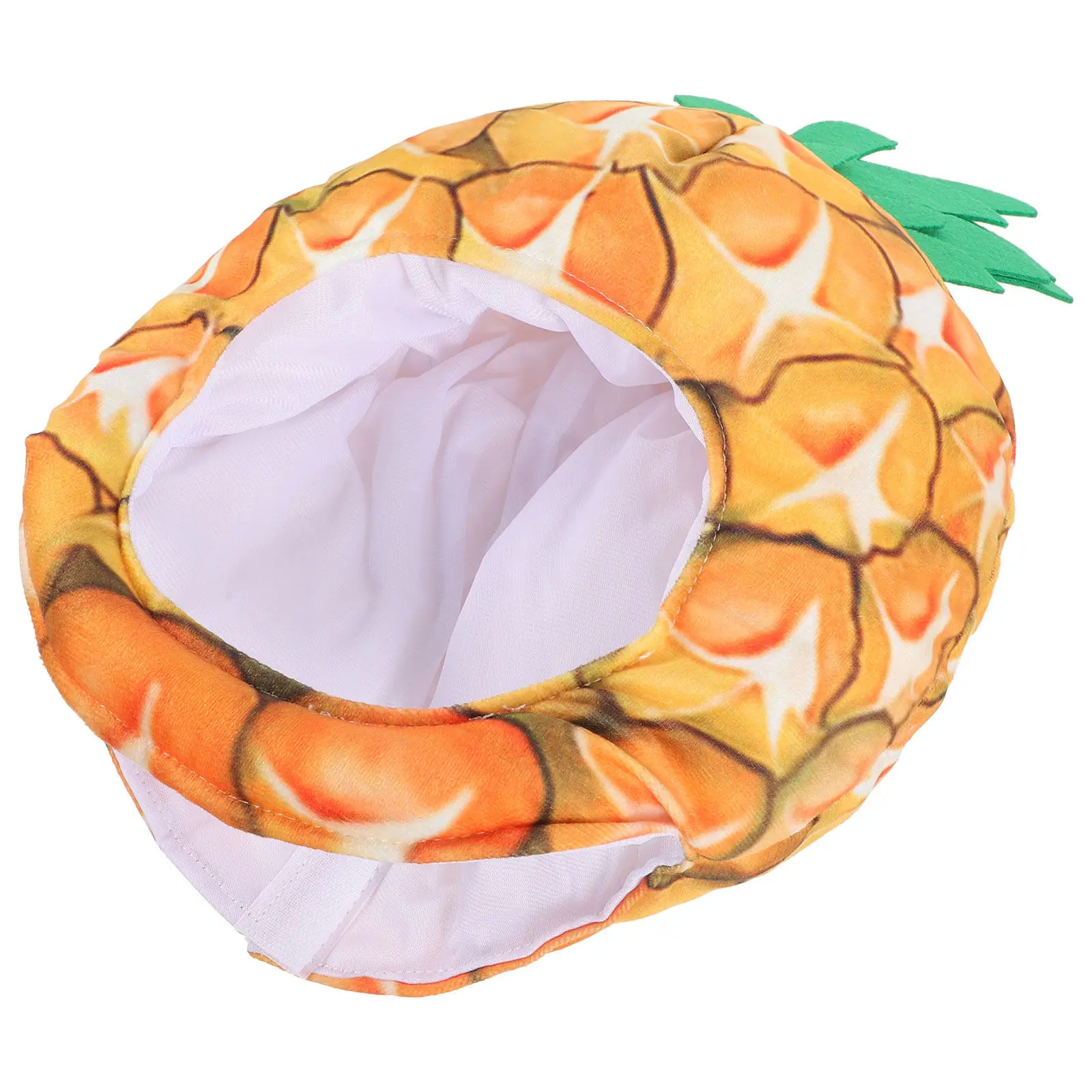 

Pineapple Mask Hat Playful Fruit Hat for Kids Dress Up Party Cosplay Photo Prop Birthday Gift Role Play Comfortable Decor