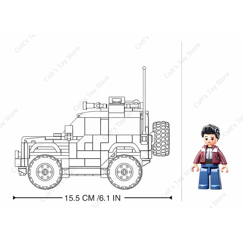 Nieuwe Stad SUV Off Road Jeep Auto Bouwstenen Kits Tank 300 Land Rover Guard 42110 MOC Klassiek Model Baksteen Kinderen voor Speelgoed Geschenken