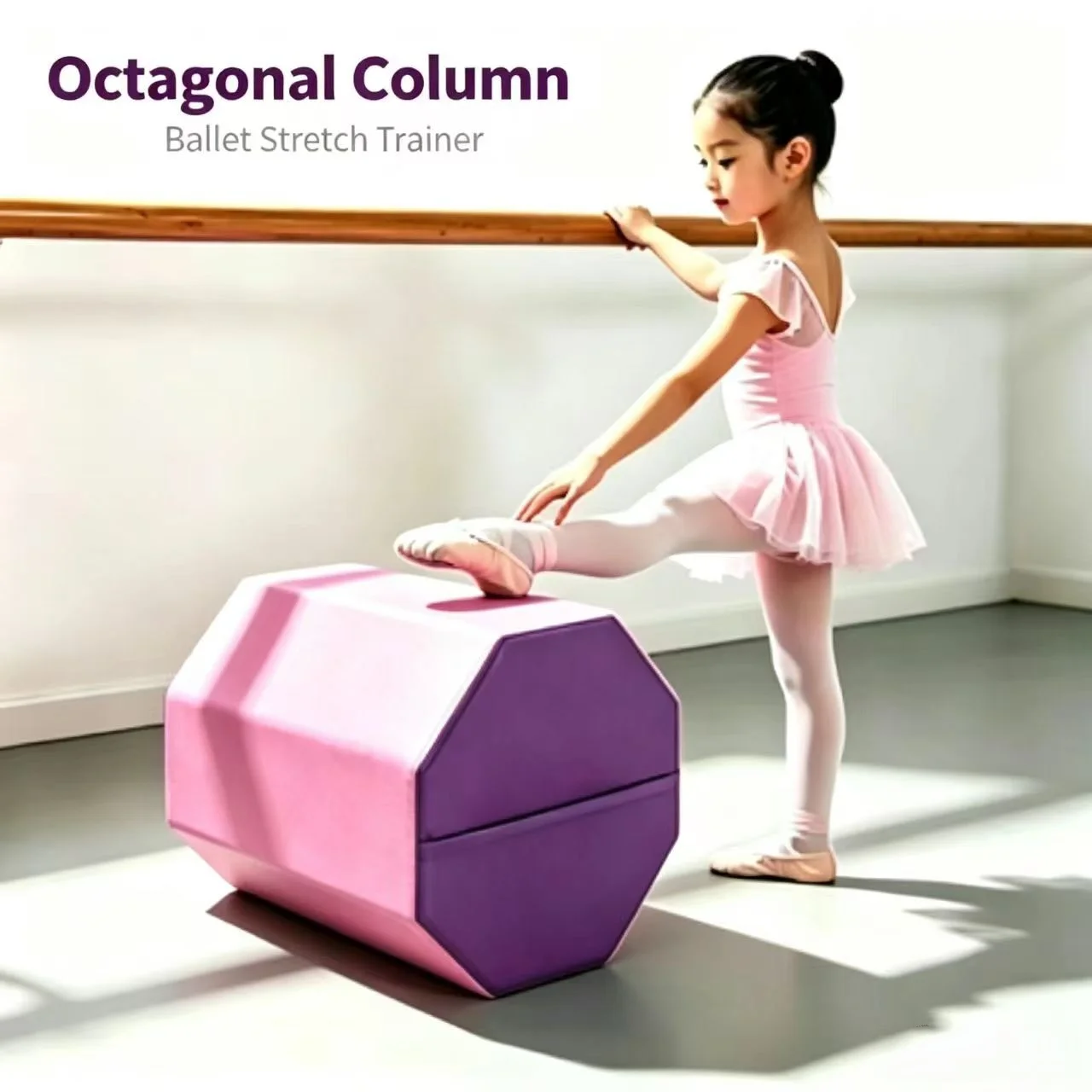 Soft Octagonal Column™ Multi-functional Workout Support Octagonal Block Shock Absorption Safe Tumbling Aid Portable Body Shaping