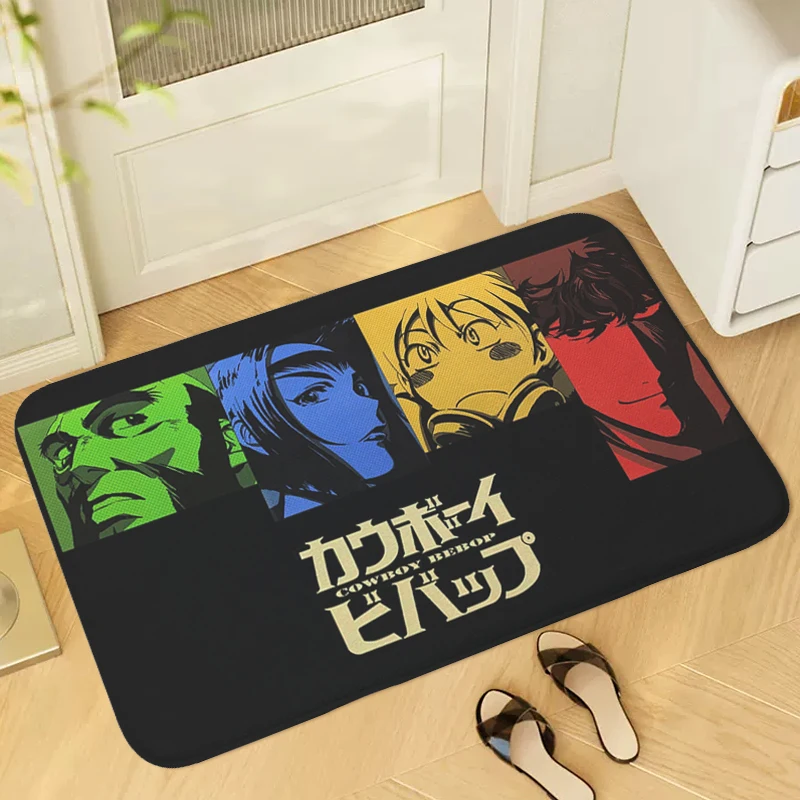 

Room Floor Carpet Cowboy Bebop Kitchen Bedroom Rug Main Door Entry Mat Custom Doormat Balcony Bathroom Mat Home Decor Items