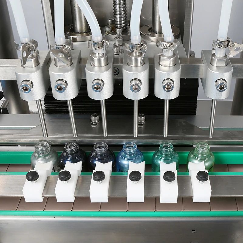Automatic High Speed 4/6/8 Heads Quantitative Bottle Filler Liquid Filling Machine