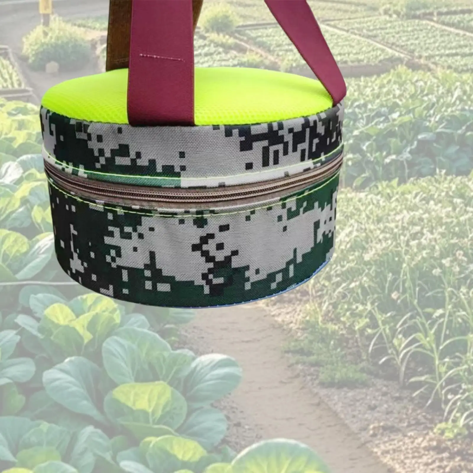 Garden Stool Gardener Work Seat for Children Adults Compact Round Camping Stool Footstool for Farming Home Backyard Planting