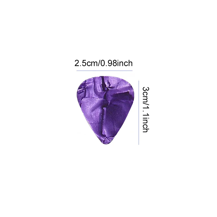 36/59PCS Random Color Celluloid Plectrums Guitar Picks Ukulele Bass Performance Accessories Great Gift for Musicians ZYF