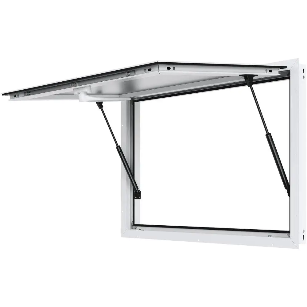 

Concession Window 48 for X3 6", Aluminum Alloy for Truck Service Window with Awning Door & Drag Hook, Up to 85 Degrees Stand