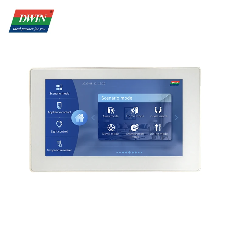 2026 DWIN 7.0 Inch IPS Capacitance Touch Screen Thermostat Smart Home  Wi-Fi Wall-mounted HVAC System Temperature Controller Pan