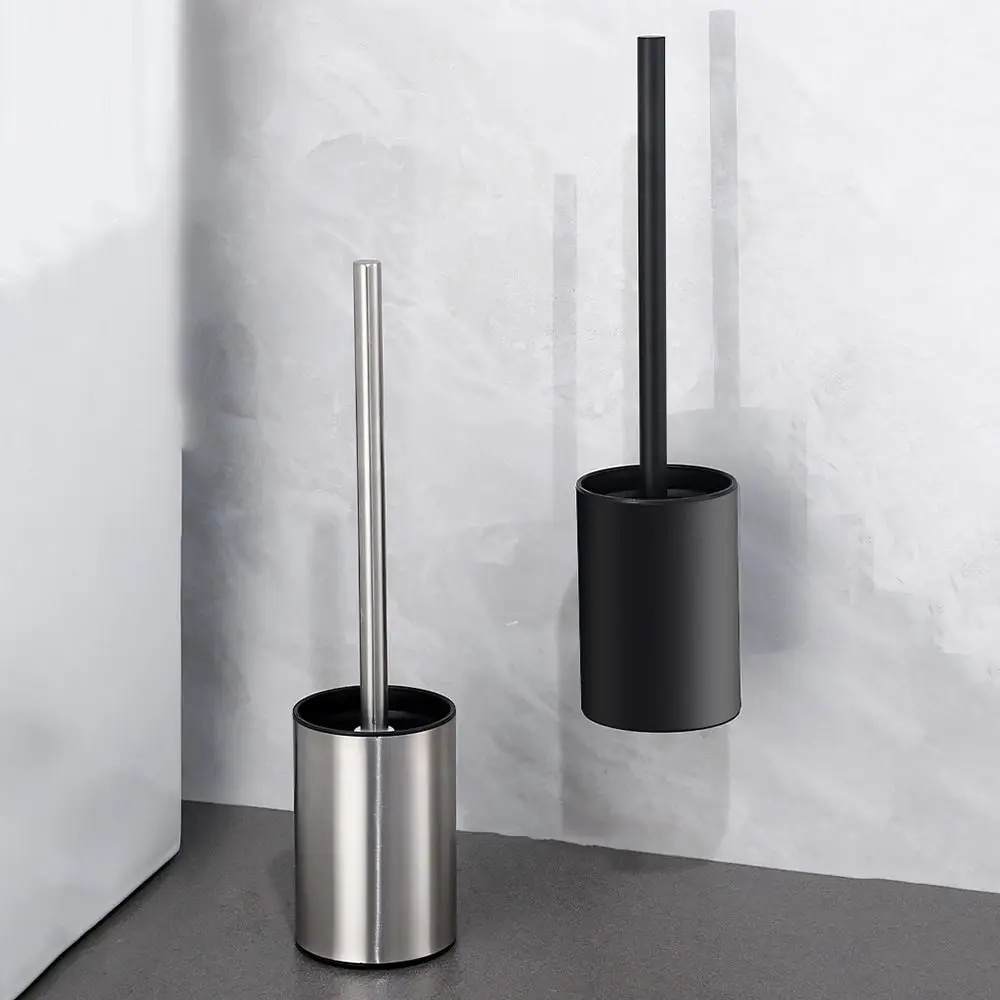 

Bathroom Toilet Brush Holder Cleaning Bathroom Hardwares Stainless Toilet Brush Wall Mounted Bathroom Accessories Cleaning Tools
