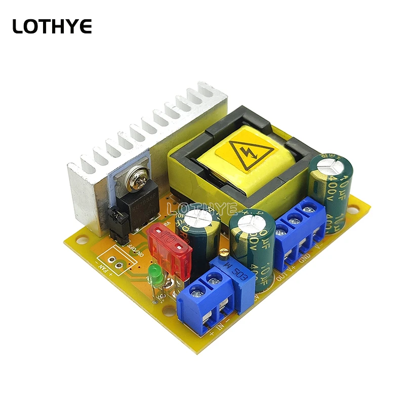 DC-DC 8-32V to 45-390V Boost Converter Step Up Power Supply Module High Voltage ZVS Capacitor Charging Board