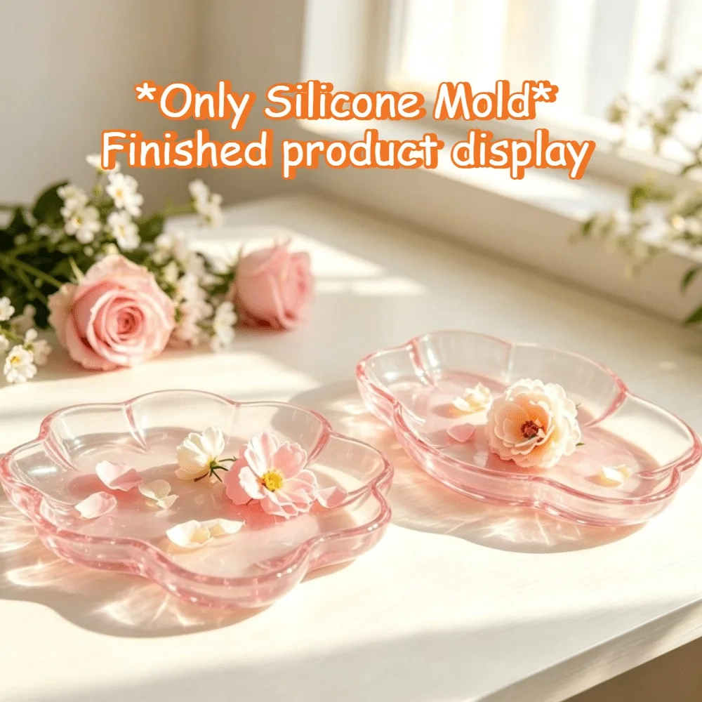 Irregular Storage Tray Silicone Mold DIY Epoxy Resin Plaster Mold Desktop Jewelry Storage Box Handmade Craft Creative Gift view 3