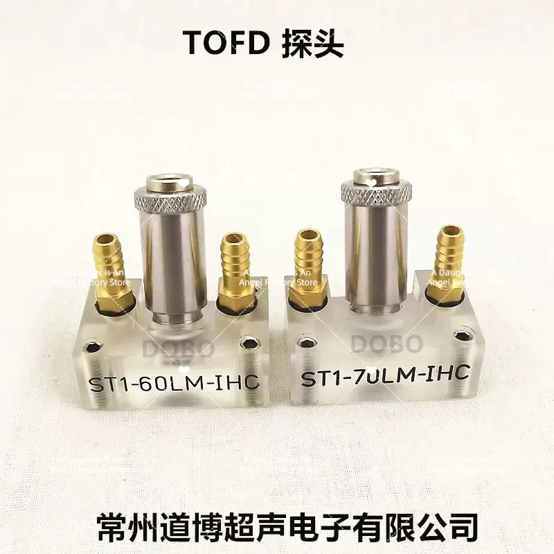 TOFD probe, weld inspection, ultrasonic flaw detector composite wafer oblique probe 45 ° 60 ° 70 °