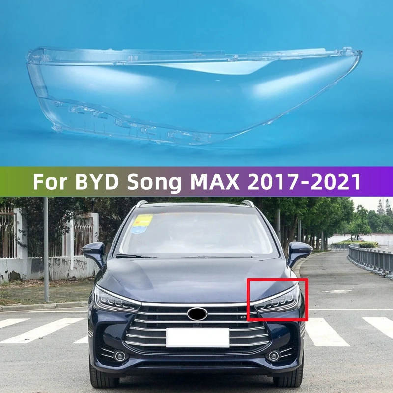 

For BYD Song MAX 2017 2018 2019 2020 2021 Car Accessories Lights Shell Headlight Cover Headlamp Lens Cover Lampshade