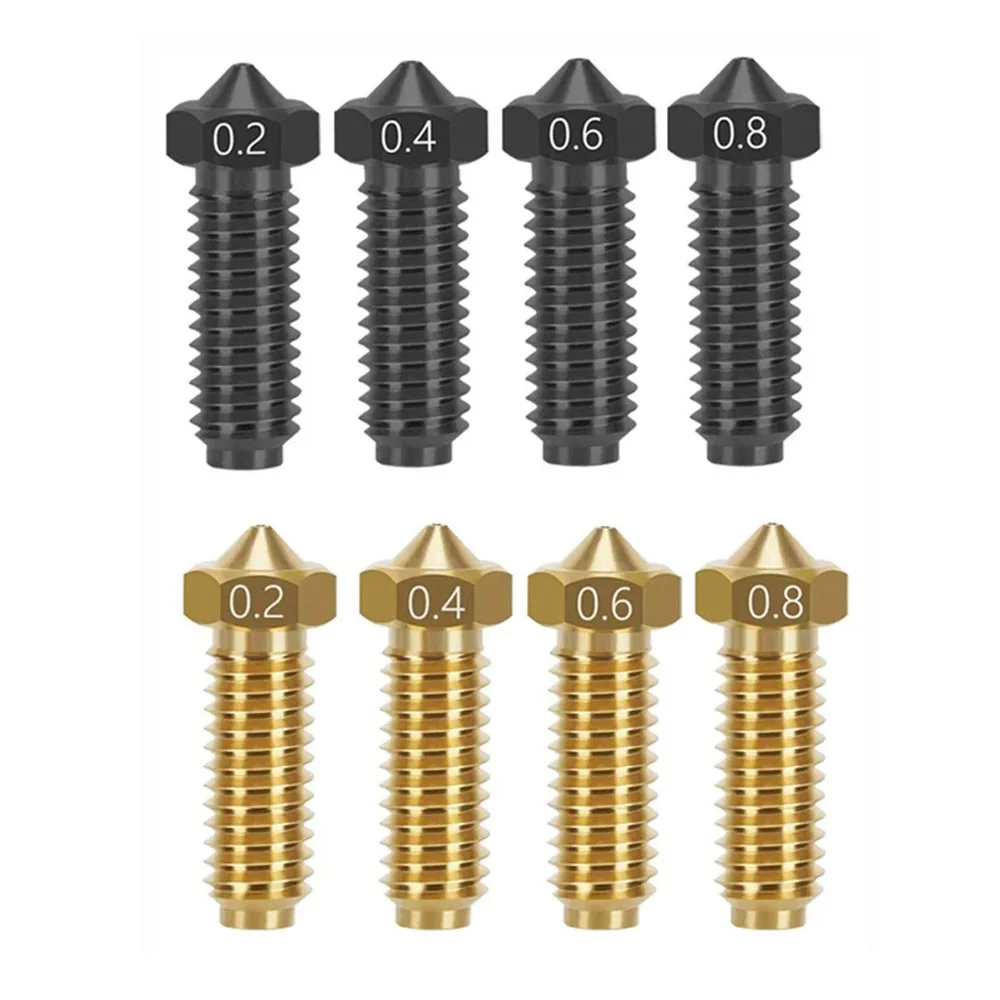 Brass & Hardened Steel 1.75mm Extruder Nozzle Wear‑Resistant for ANYCUBIC Kobra 2/pro/2 Plus/2 Max/ Neo 3D Printer Hot End Parts