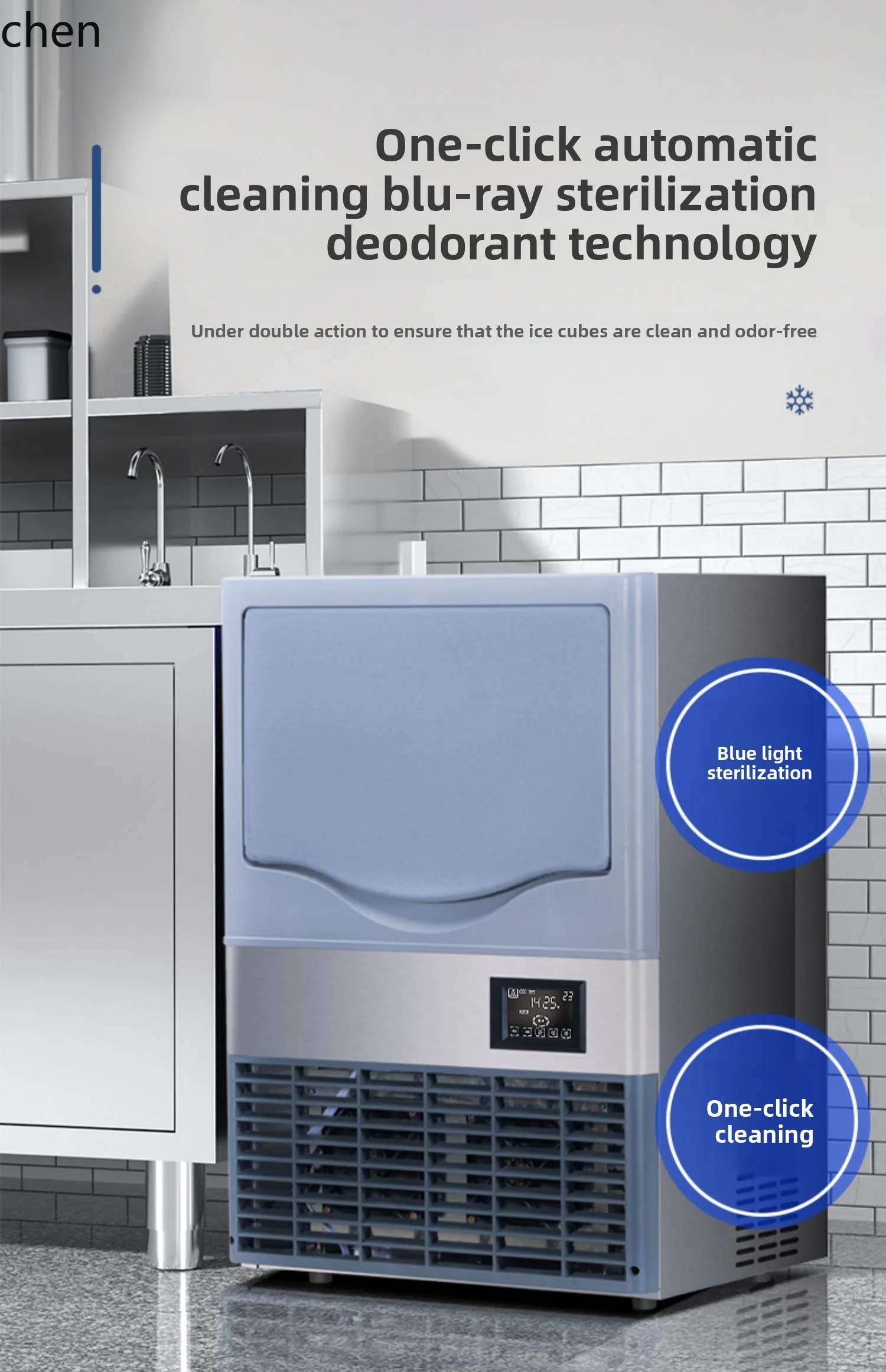 HXL Commercial Ice Maker Milk Tea Shop Ice Cube Making Machine Block Ice Making Machine