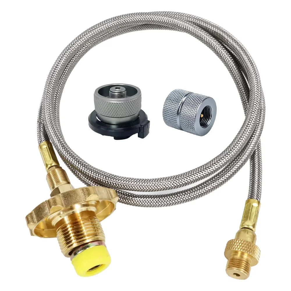 Outdoor Camping Gaskocher Propan-Nachfülladapter Gaskartuschen-Verbindungsleitung Brenneradapter LPG-Zylinder-Verlängerungsschlauch – Detail 1