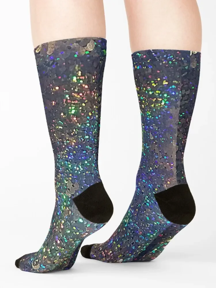 Shimmer and Sparkle Calcetines hockey deportes personalizados Calcetines de escalada Mujer Hombre