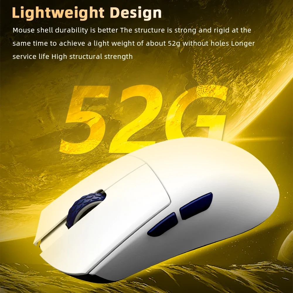 Darmoshark-M3S MAX Wireless BT Tri-Mode Gaming Mouse 8K 7 Keys PAW3950 30000DPI Nordic 52840 Lightweight Mice for Computer Gamer