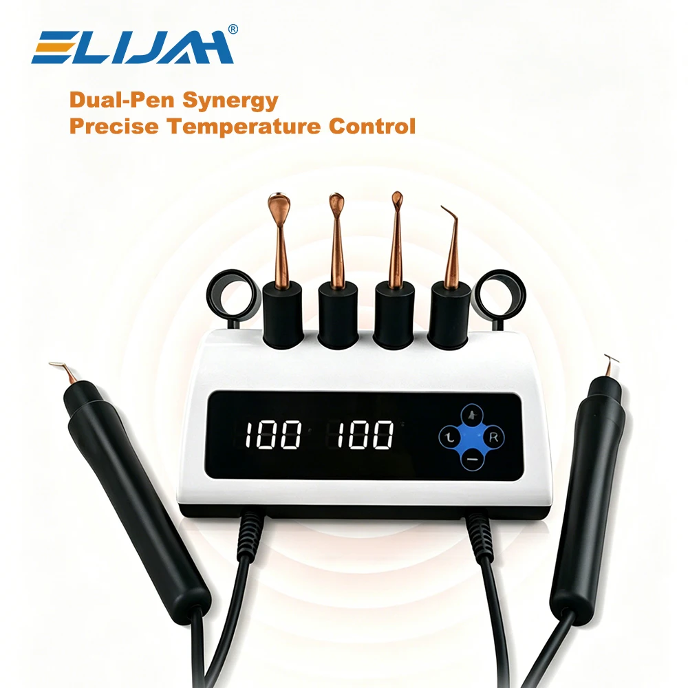 

New Dental Electric Wax Carving Kit Dentistry Digital Display with Double Carving Pen with 6 Interchangeable Tips Lab Equipment