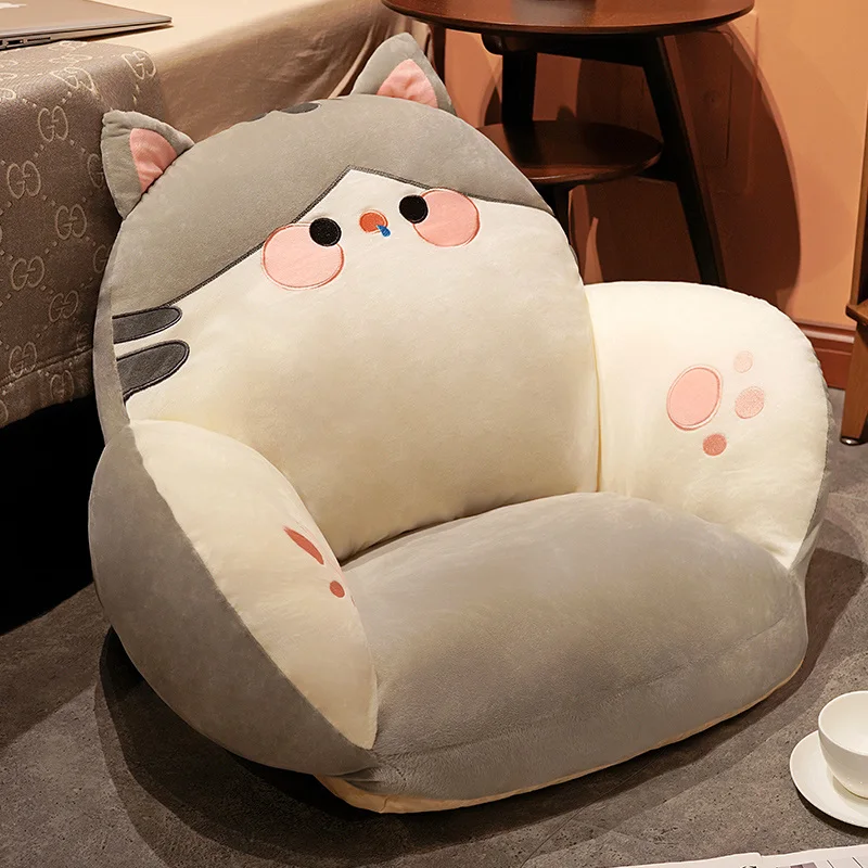 Sofa Seat Cute Cartoon Lazy Sofa Chair Plush Sit Seat Pillow Pads Protector Cushion Cotton Anti-slip Furniture for Children