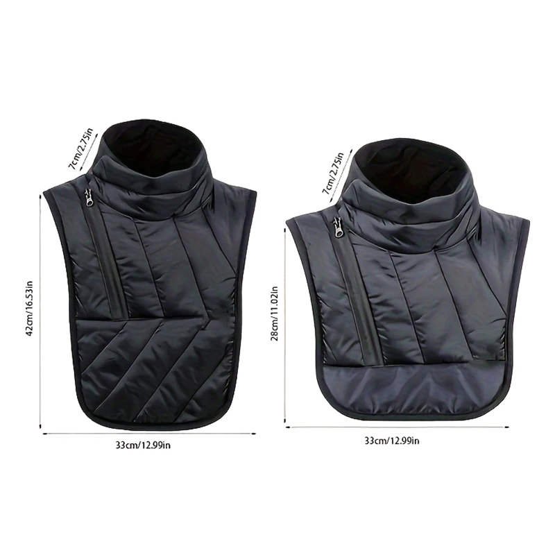 ฤดูหนาว WARM รถจักรยานยนต์คอหน้าอกอุ่น Windproof มอเตอร์ไซด์ผ้าพันคอ Balaclava รถจักรยานยนต์คอเสื้อคลุม Universal สําหรับผู้หญิงผู้ชาย